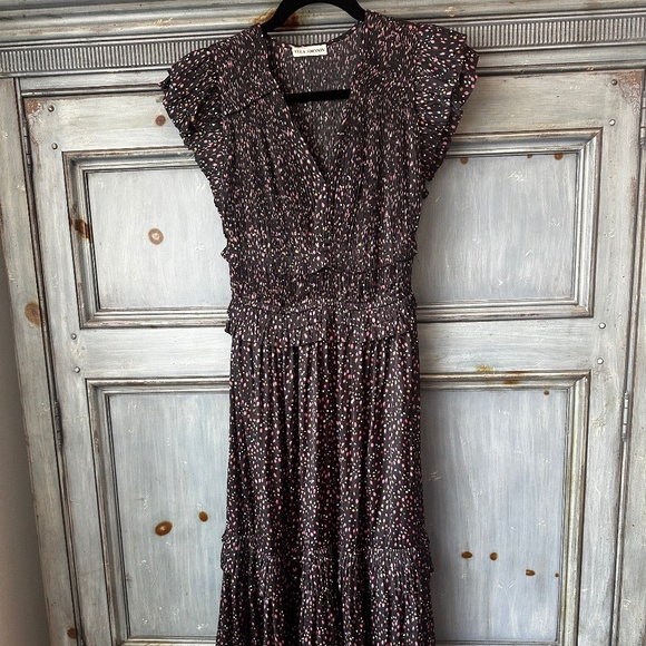 Ulla Johnson Jolee dress in Noir Floral Size 2 - Picture 4 of 12